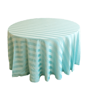 Toalha de Mesa Azul Tiffany Jacquard 8 lugares