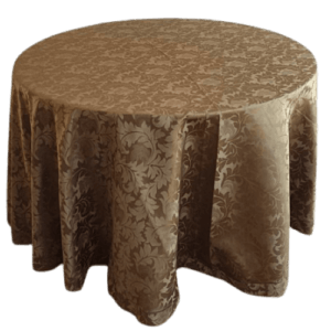 Toalha de Mesa Verde Musgo Jacquard 8 lugares