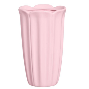 Vaso Pétalas Rosa Bebê Alto