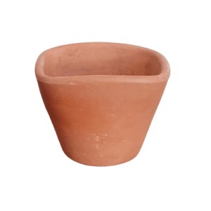 Vaso de barro quadrado Médio