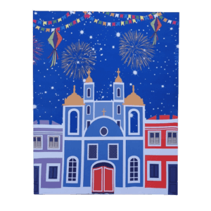 Painel Cidade e casinhas – Festa Junina