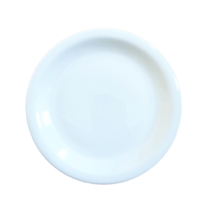 Prato Raso Branco Porcelana