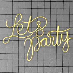 Letreiro Luminoso de LED “Let´s Party”