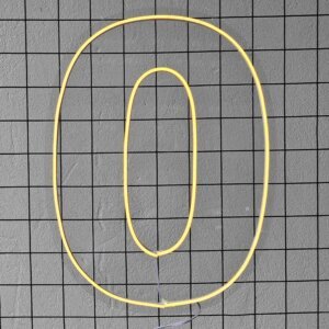 Número LED Luminoso “0”