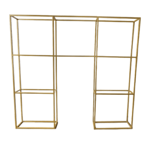 Estante de Ferro Dourada