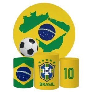 Kit Mesa de Bolo Copa do Mundo